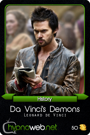 Carte de la série Da Vinci's Demons dans la catégorie History des HynoCards