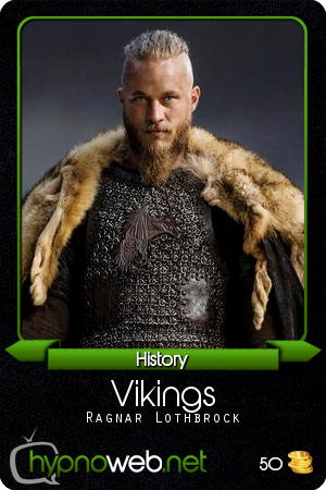 Carte de la série Vikings dans la catégorie History des HynoCards