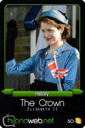 Carte de la série The Crown dans la catégorie History des HynoCards