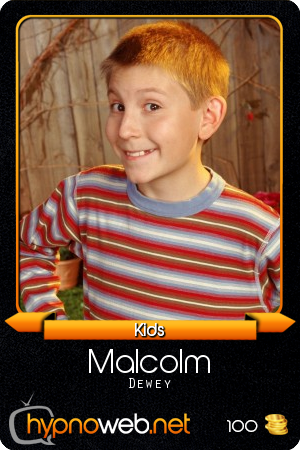 Carte de la série Malcolm dans la catégorie Kids des HynoCards
