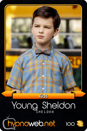 Carte de la série Young Sheldon dans la catégorie Kids des HynoCards