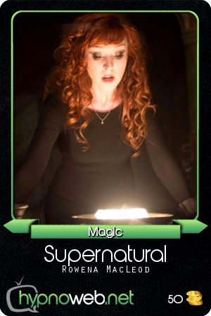 Carte de la série Supernatural dans la catégorie Magic des HypnoCards