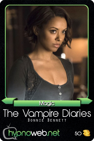 Carte de la série The Vampire Diaries dans la catégorie Magic des HypnoCards