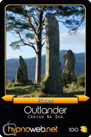 Carte Craigh Na Dun s&eacute;rie Outlander
