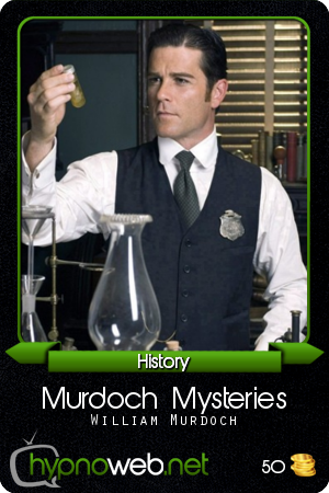 Carte de la série Murdoch Mysteries dans la catégorie History des HynoCards