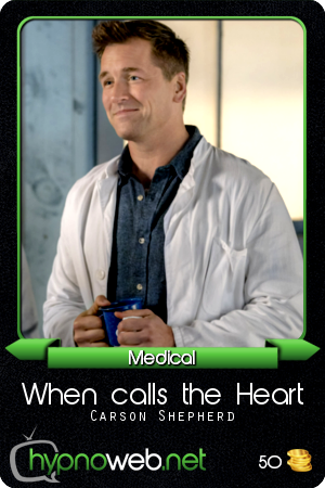 Carte Carson Shepherd s&eacute;rie When calls the Heart