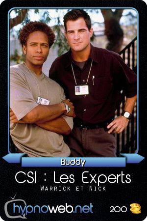 Carte Warrick et Nick série CSI Les Experts