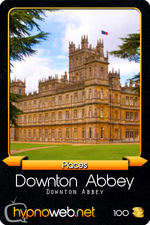 Carte Manoir s&eacute;rie Downtown Abbey