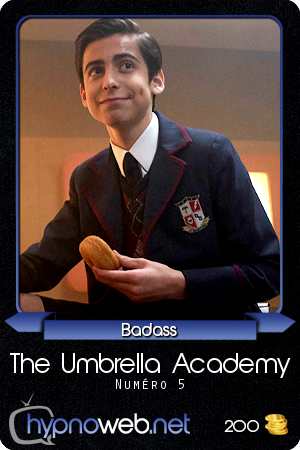 Carte Numéro 5 série The Umbrella Academy