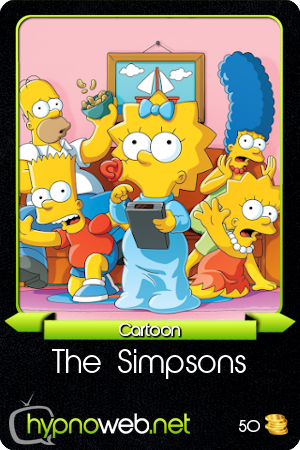 Carte de la srie Les Simpson dans la catgorie Cartoon des HynoCards