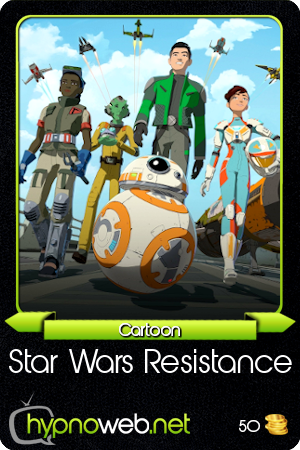 Carte de la s�rie Star Wars Resistance dans la cat�gorie Cartoon des HynoCards