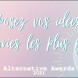 Alternative Awards 2021 | Proposez vos cat�gories !