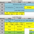 Programme TV US