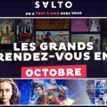 Les grands rendez-vous sries SALTO en octobre