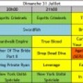 Programme TV US