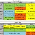 Programme TV US