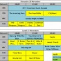 Programme TV US