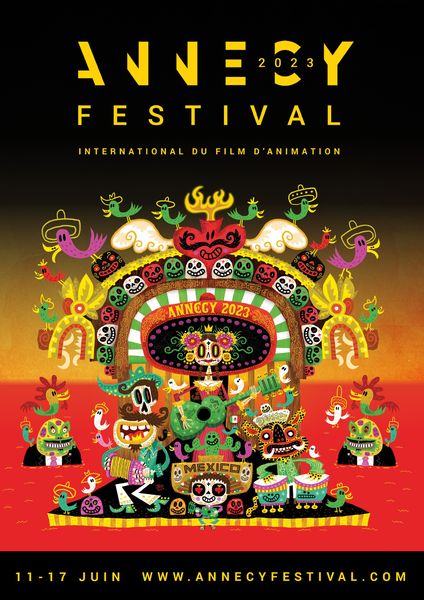 Affiche du festival du film d'Annecy 2022