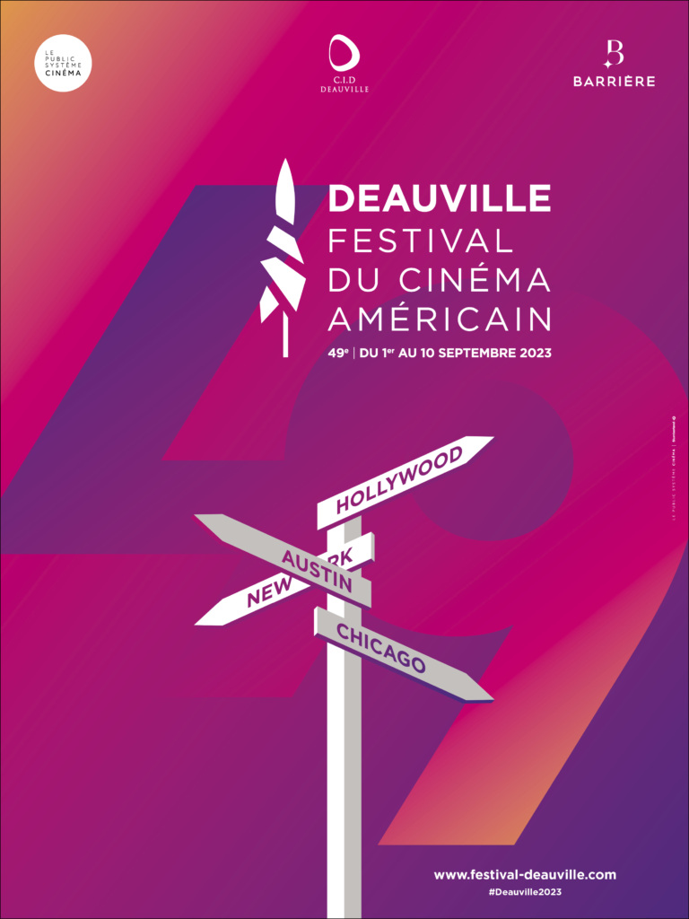 affiche du Festival du Cinéma Américain de Deauville 2023