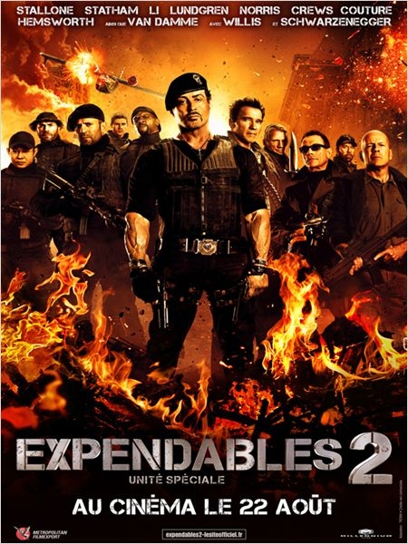 Affiche du film Expendables 2 : unité spéciale