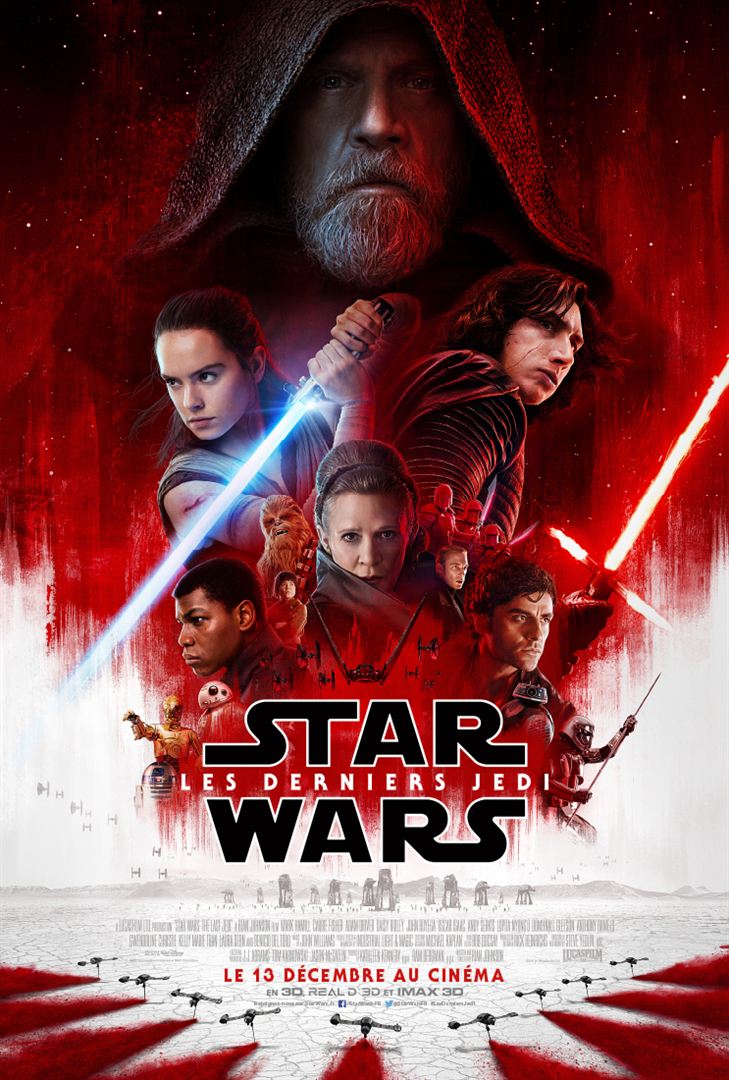 Affiche du film Star Wars, épisode VIII : Les Derniers Jedi