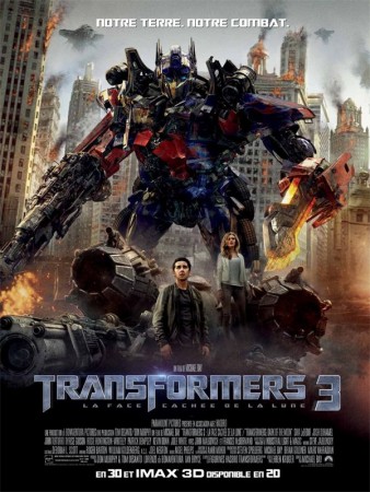 Affiche du film Transformers 3 : La Face cachée de la Lune