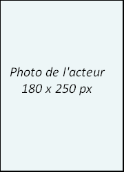 Cadre 'Photo de l'acteur 180x250'