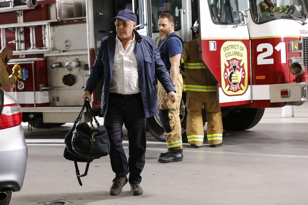 Reddington est libre grâce à Bertha, le camion de pompier
