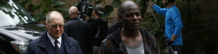 BTS de James Spader et Hisham Tawfiq lors du tournage