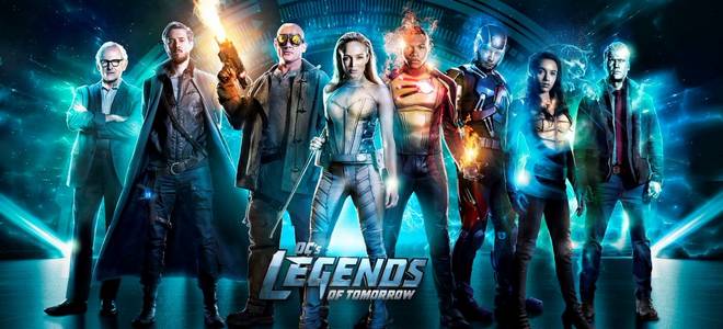 Bannière avec le poster de la série DC's Legends of Tomorrow