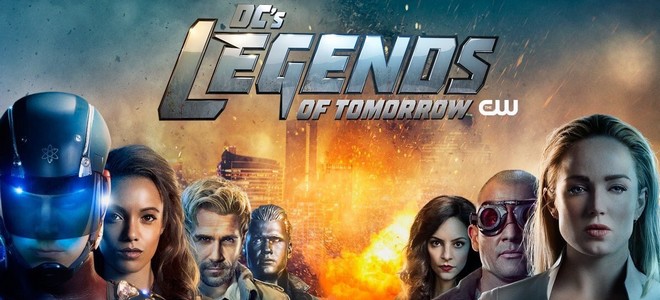 Bannière de la saison 4 de la série DC's Legends of Tomorrow