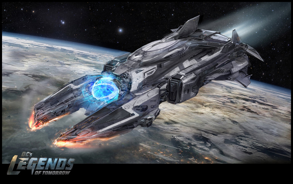 Image du Waverider, le vaisseau spatio-temporel de la série DC's Legends of Tomorrow