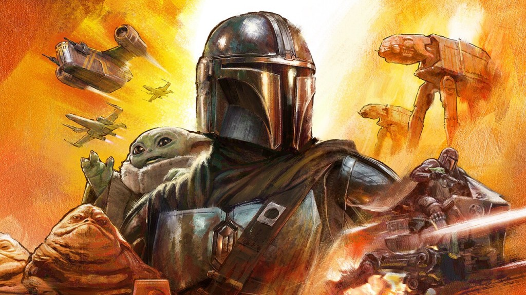 Affiche du film The Mandalorian and Grogu