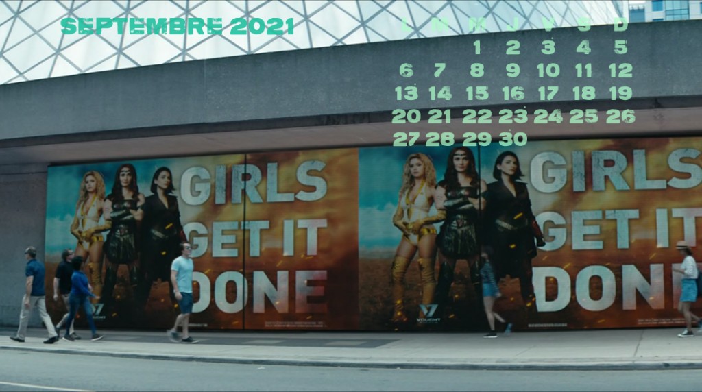 calendrier the boys septembre 2021