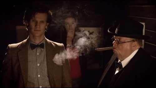 doctor who: onzi&egrave;me docteur et churchill