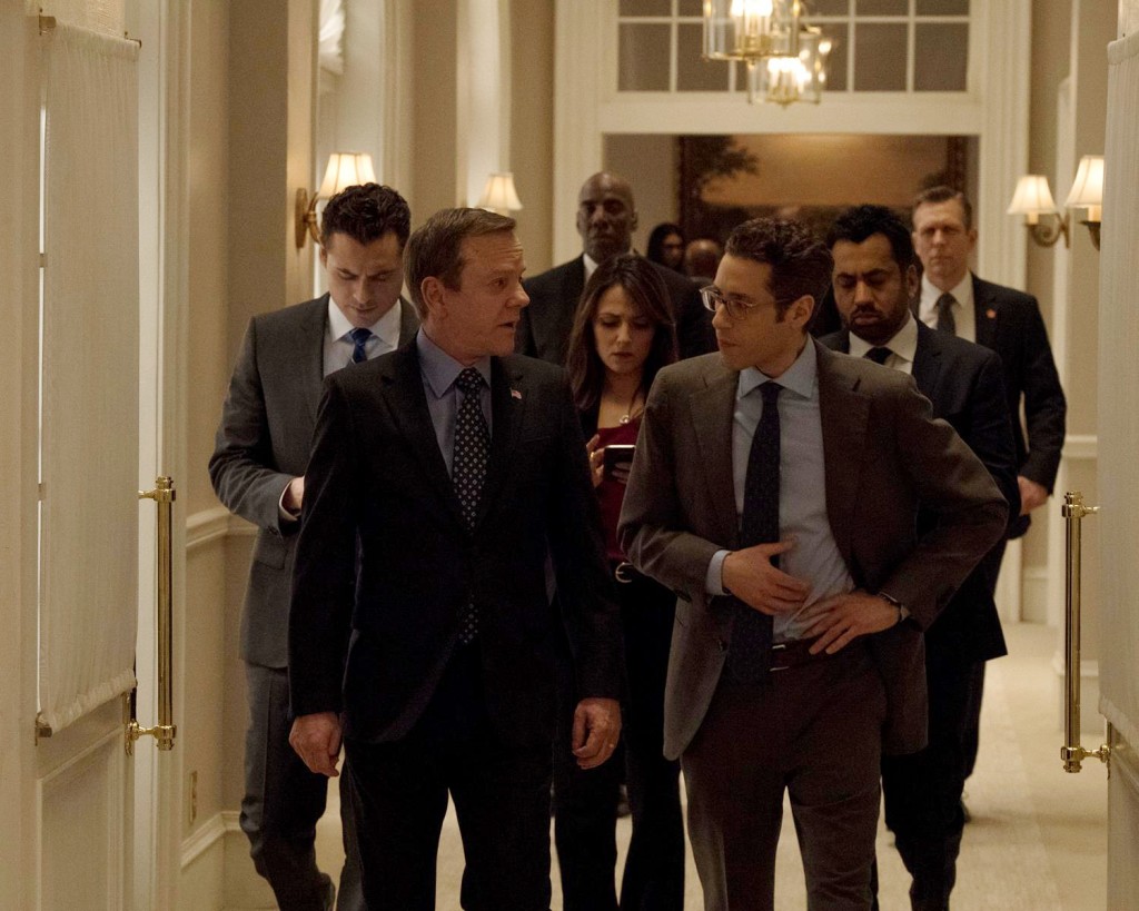 Tom et son équipe dans les couloirs de la Maison Blanche