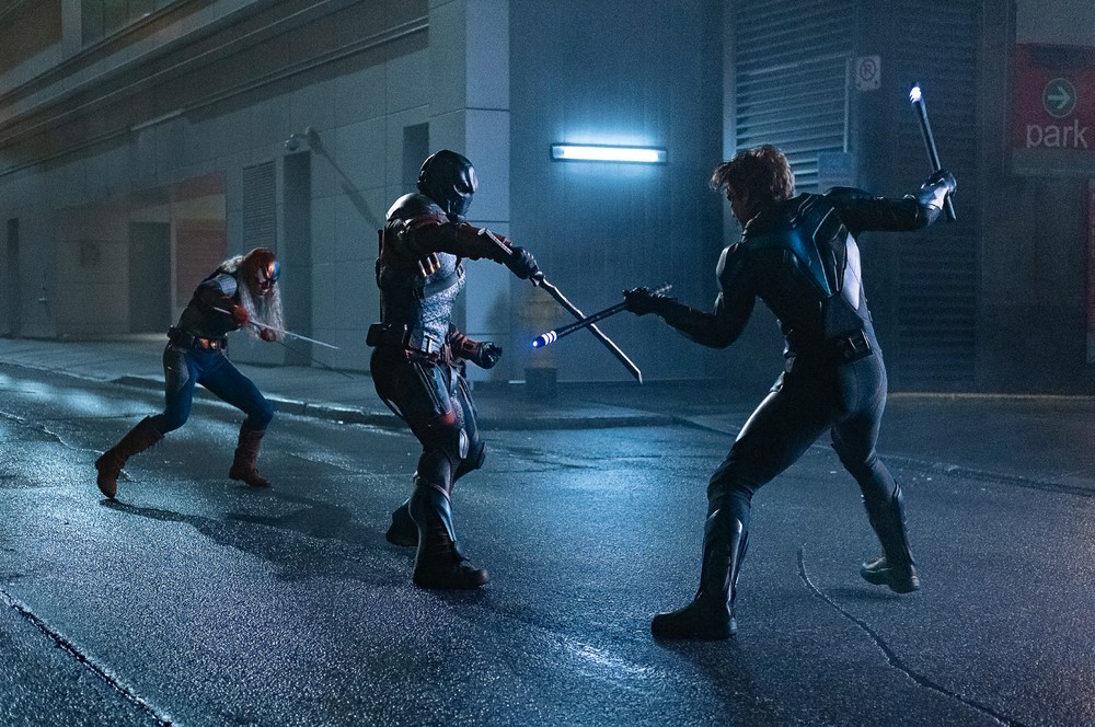 L'affrontement entre Deathstroke & Nightwing !