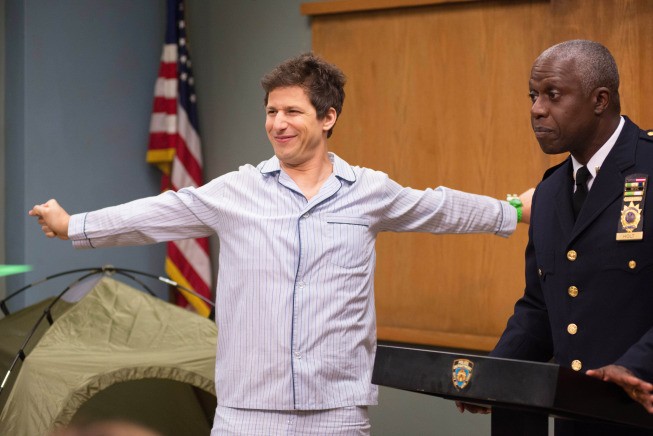Jake Peralta (Andy Samberg) & Ray Holt (Andre Braugher)