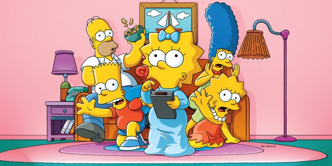 Bannière de la série The Simpsons