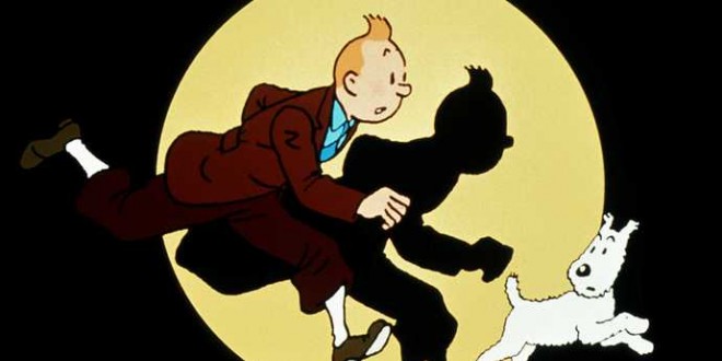 Bannière de la série Les aventures de Tintin