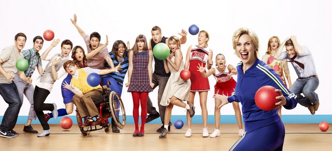 Bannière de la série Glee