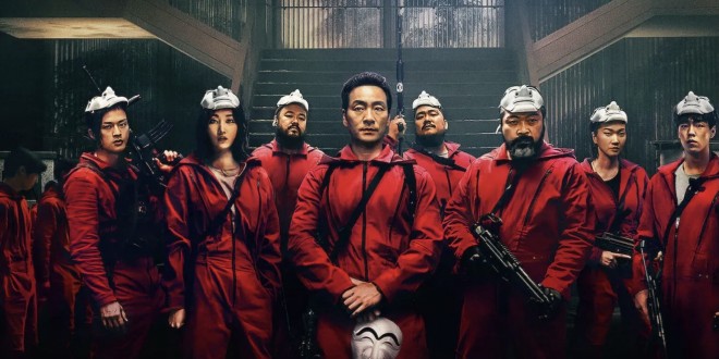 Bannire de la srie Money Heist : Korea - Joint Economic Area