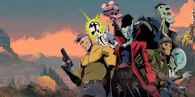 Bannière de la série Creature Commandos