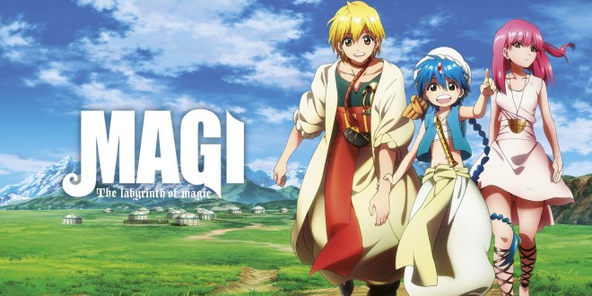 Bannière de la série Magi: The Labyrinth of Magic