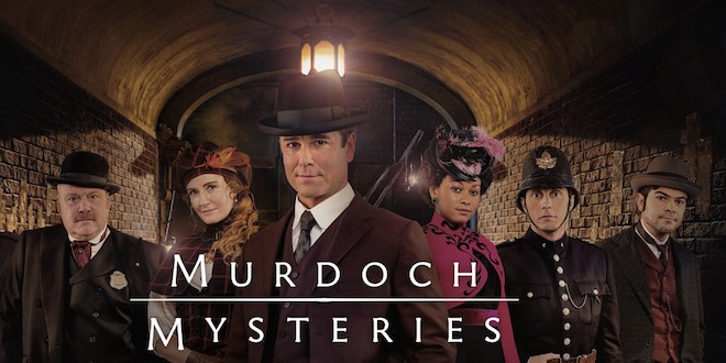 Bannière de la série Murdoch Mysteries 