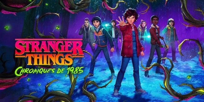Bannière de la série Stranger Things : Tales From '85