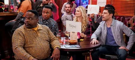 Calvin, Dave, Marty et Gemma sont &agrave; une soir&eacute;e Quiz dans un bar
