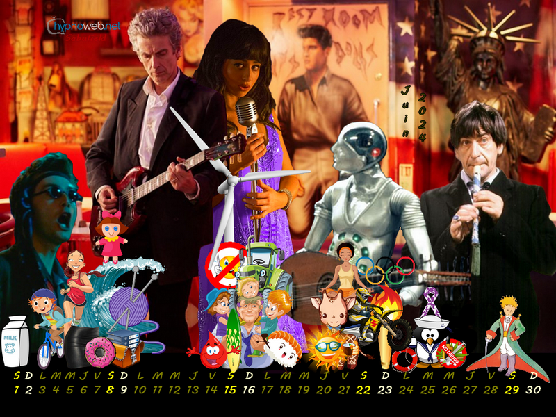 Doctor Who Hypnoweb : Calendrier de juin 2024 musique version tout