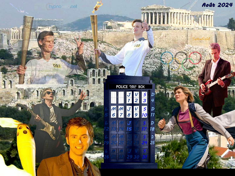 Doctor Who Hypnoweb : Calendrier dAo�t 2024 JO