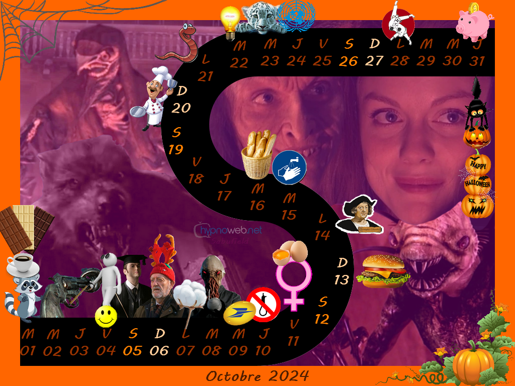 Wallpaper-calendrier DW 2024-10 cr�atures2